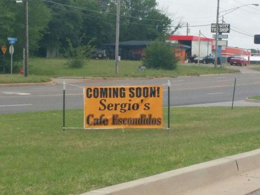 New restaurant coming soon!