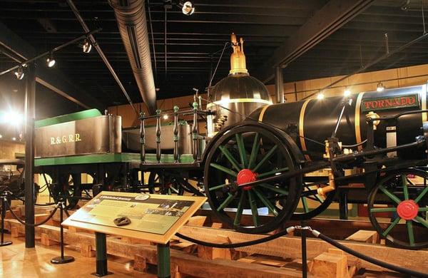 Replica of The Tornado - first steam engine locomotive in the State of North Carolina