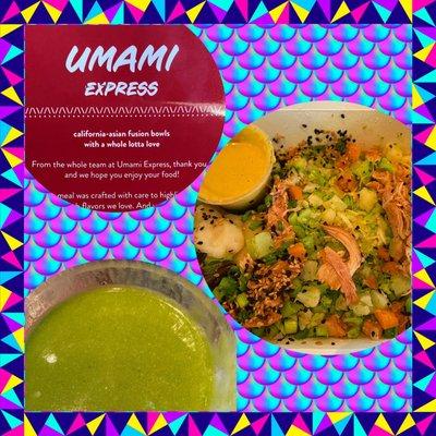 Montage of images from Umami Express