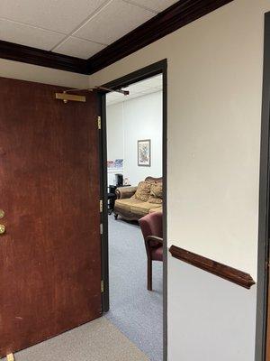 Alliance Bail Bond LLC office Entrance &  interior Breenboro nc