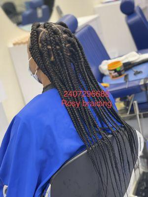 Large box braids