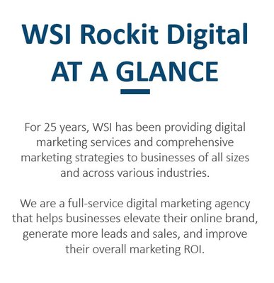 WSI at a Glance