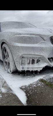 Foam Bath on a 2015 BMW M235i