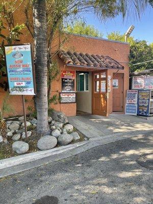 Entrance to office