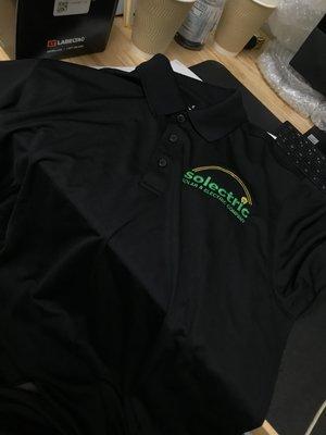 Embroidery polo from Cotton Shoppe in Sacramento, CA