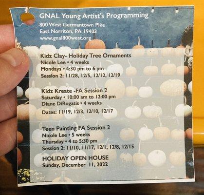 Greater Norristown Arts League (GNAL) -- 2022