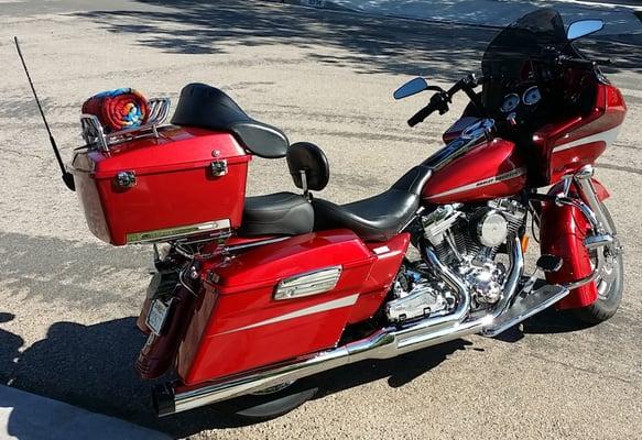 Right side of my 2005 Harley Road Glide.