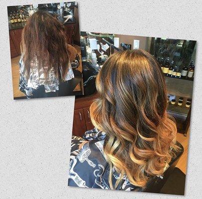 Organic sun-kissed balayage