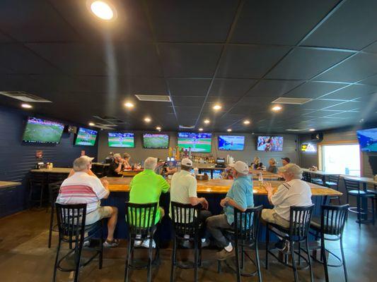 New renovation means new TV's and a view from every seat!