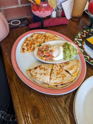 Chicken quesadilla- flavorful chicken