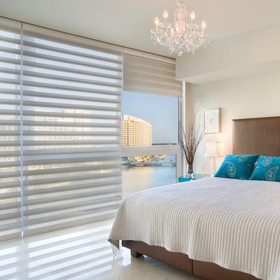 Hunter Douglas Pirouette Sheer Custom WIndow Shades in Estero, Naples, Bonita Springs, Fort Myers, FL