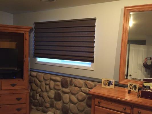 Hunter Douglas Tiered Vignette -room dark