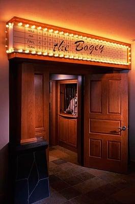 This beautiful themed Theater Room in Central Oregon was crafted with many "unique" features, including a moving, talking Hum...