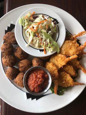 Coconut Shrimp and Hushpuppies!!