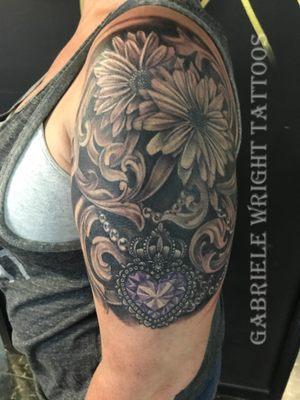 Gabriele Wright. Custom Tattoo.