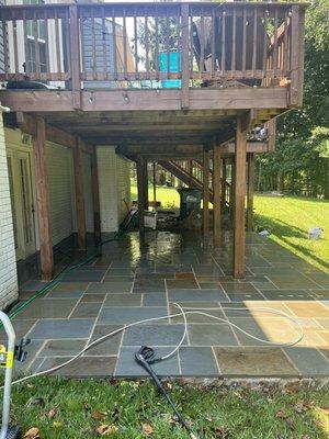 Full patio restoration