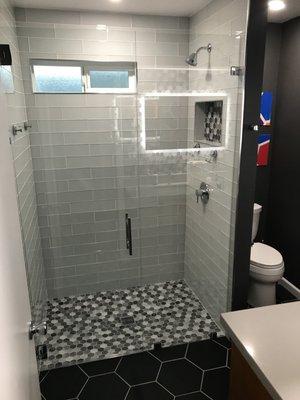 Modern Style  Guest Bathroom Remodel