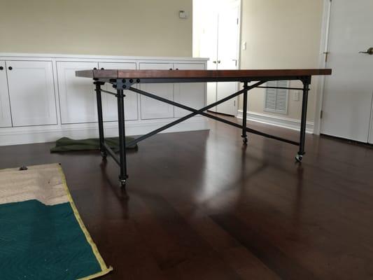 Custom Iron Table Base