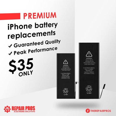 Premium Quality Battery Replacements Only $35!