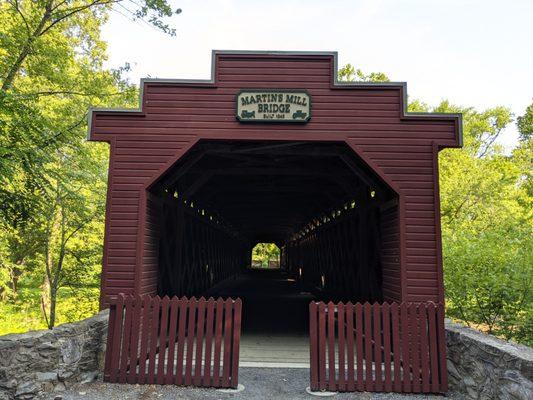 Martin's Mill Covered Bridge in Antrim Township Park, Greencastle