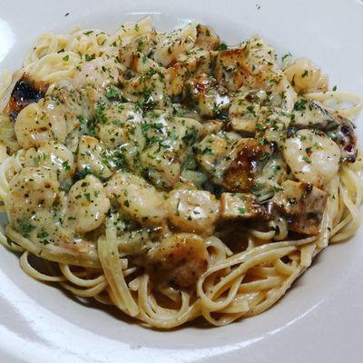 Chicken& Shrimp Pasta