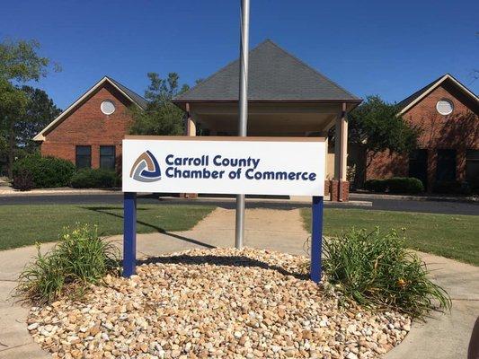 Carroll County Chamber of Commerce building on 200 Northside Drive.