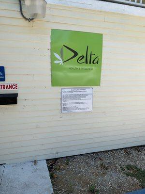 Deltas entrance.