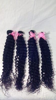 7(A) 100% Virgin Human Hair DeepWave  3-bundle Deal in Brazilian. Available in 14-30 inches