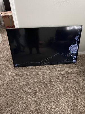 Broken tv