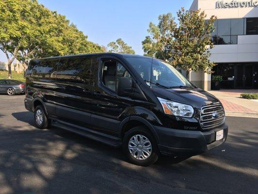 10/11 Passenger Ford transit van