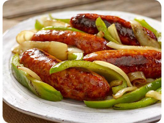 Sausage & Peppers
 Botto's sweet Italian sausage sautéed with chopped garlic, onion and bell peppers