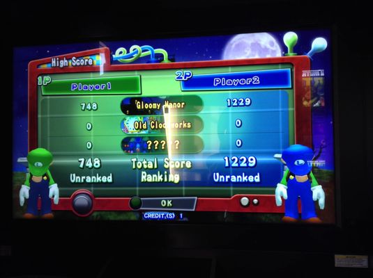 It was actually really fun to play a first person Luigi's Mansion game via an arcade!