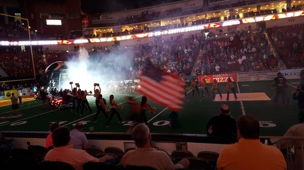 @ the Barnstormers game.