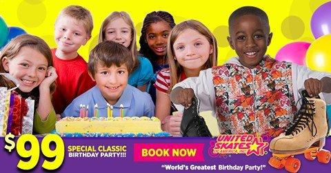 Cleveland's #1 Skate Rink For Kids!                                          $99 Birthday Package Expires 7/31/18