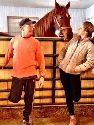 Pilates for Equestrian workshop at Deep LM Farm in Granville, Ohio