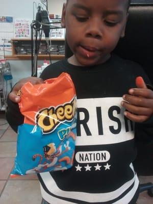 Had to grab some chips for the boy