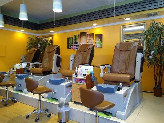 Pedicure area