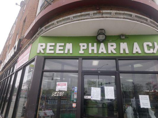 Reem Pharmacy. 5460 S. Kedzie Avenue. Chicago,  IL