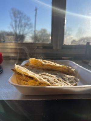 Breakfast quesadillas