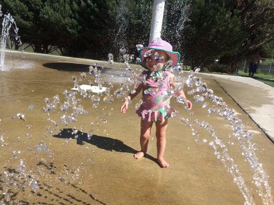 Huge splash pad