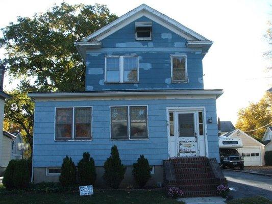 During primed with Sherwin Williams exterior primer.