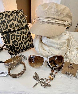 New collection of crossbody's, hats, scarves and accessories