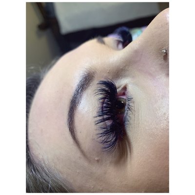 Purple Mermaid Lash Extensions (Volume)