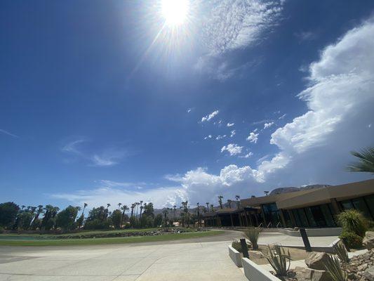 Spectacular views of golf fields