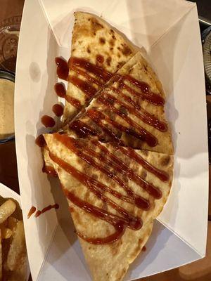 Meat lovers quesadilla