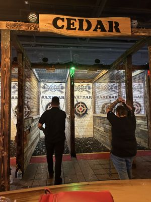 Axe Throwing Area