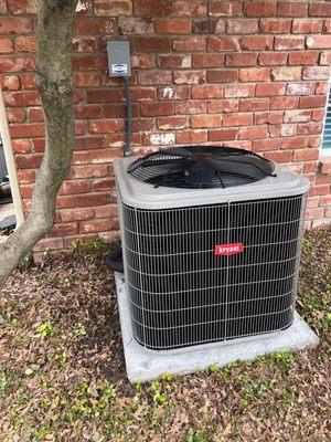 Dallas Tx, Bryant 16 seer HVAC installation