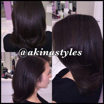 Beautiful Blow out= happy client!! And only $30!!