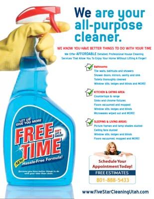 5 Star Cleaning Services Flyer