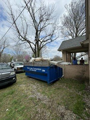 Post construction site clean up